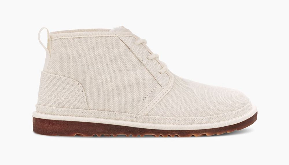 Ugg Neumel Natural - Mens Chukka Boots - Beige - NZ (6397NCMUF)